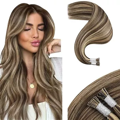 I Tip Hair Extension Human Hair Itip Cold Fusions Hair Extensions Dark Brown ... • $58.95
