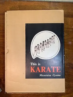 This Is Karate Masutatsu Oyama 1st. • $100