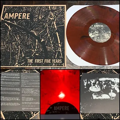 $45 • Buy AMPERE The First Five Years LP Vinyl Screened-aerosols Montcalm Orchid Saetia