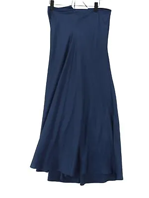 £21.70 • Buy Jaeger Women's Maxi Skirt UK 12 Blue 100% Polyester Long Maxi
