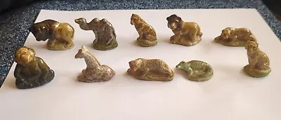 Collection Of Wade Whimsies Animal Figures X 10 Safari Big Cat Camel Monkey Etc • £6.50