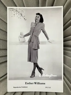 £4.99 • Buy ESTHER WILLIAMS 1940s Film Star Postcard  Repro Film Star Pin Up Swiftsure 0822