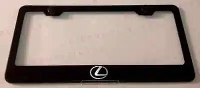 Lexus F Sport Stainless Steel Black Finished License Plate Frame Rust Free • $10