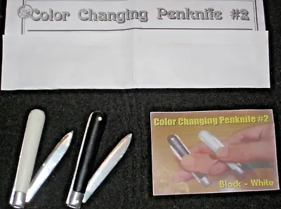 Color Changing Pen Knife Magic Trick - Close-Up Magic Pocket Or Street Illusion • $20