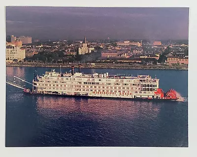 The Mississippi Queen Steams New Orleans Louisiana Postcard 1991 Unposted • $3.24