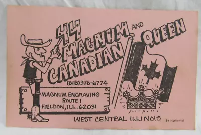 CBC QSL Ham Radio Card Postcard Northwind 44 Magnum Canadian Queen Fieldon ILL • $4.99