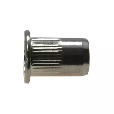 Large Flange Splined Body Nutsert Metric Coarse Rivnut Insert Stainless G304 • $12.10