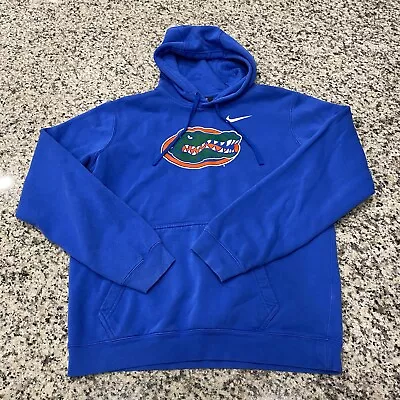 Nike Florida Gators Hoodie Blue Men's Sz M Drawstring Pullover University NCAA • $26.99