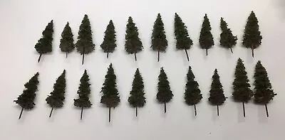 MOOSE CREEK TREES Fir Pine Trees 4” 5” Lot Of 20 Model Trains HO N Z Scale • $24.99