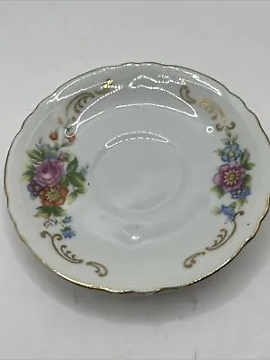 *SGK China Saucer Made In Occupied Japan Floral With Gold Trim • $7