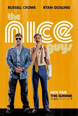 THE NICE GUYS Great Original D/S Movie Poster 2016 • $9.95