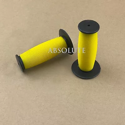 Oldschool Black/yellow Bmx 2tone Mushroom Grip Vintage Cruiser Bicycle Handlebar • $9.98