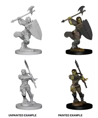 Pathfinder Battles Deep Cuts Unpainted Miniatures: Half-Orc Female Barbarian • £7.99