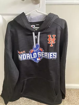 New York Mets 2015 World Series Majestic MLB Hoodie Size Men’s XXL • $29.99