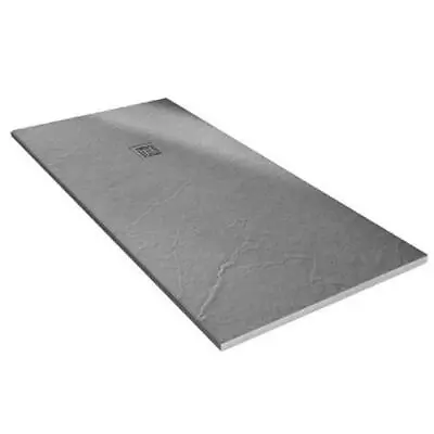 Merlyn TrueStone Rectangular Shower Tray With Waste 1200mm X 800mm - Fossil Grey • £546.95