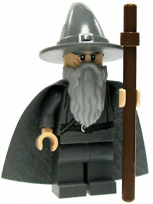 LEGO The Lord Of The Rings Minifigure: Gandalf The Gray Wizard (with Staff) • $8.99