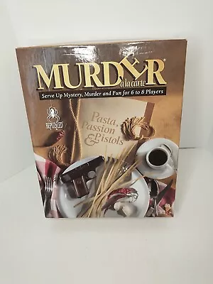 Vintage 1995 Murder Ala Carte Pasta Passion & Pistols Mystery Dinner Party Game • $14.95