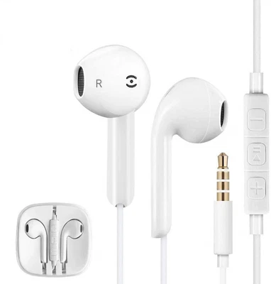 £4.49 • Buy Earphones For Apple IPhone IPad Samsung Headphones Hands Free With Mic 3.5MM AUX