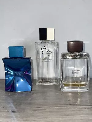 Vintage Lot Of Rare Aftershave EDT Bottles Vera Wang YSL JAZZ  Marc Jacob’s BANG • £15