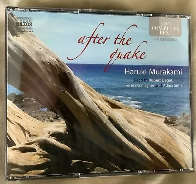After The Quake: Unabridged Haruki Murakami Audio 4xCD 2007 As New/VGC Free Post • $39.99