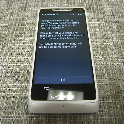 Motorola Moto Droid Razr M (verizon) Clean Esn Works Please Read!! 58175 • $11.96