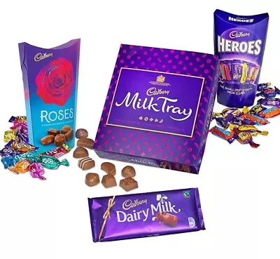 MAKE YOUR SELECTION Cadburys Roses Heroes Milk Tray Dairy Milk Chocolate Box • £5.16