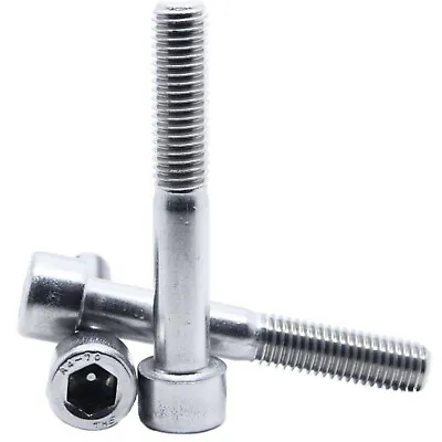 10mm M10 ALLEN BOLT SOCKET CAP SCREWS HEX HEAD A4 MARINE GRADE STAINLESS STEEL • £186.84