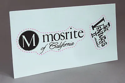 Pre Cut Mosrite  The Ventures Model 2 1965 Water Slide Decal Guitar Headstock • $19.75