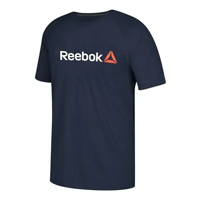 Reebok CrossFit Men's Navy Blue Delta Logo Ultimate Tee Performance T-Shirt • $14.99