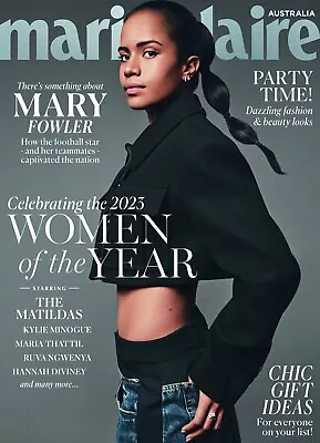 Marie Claire Australia Magazine December 2023 Mary Fowler 2023 Women Of The Year • $16.95