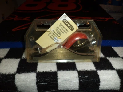 $24.99 • Buy Vintage STANLEY Red & Black 7” X 2  Block Plane EUC In Package Great Shape