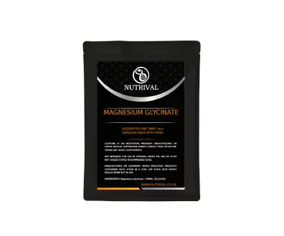 Magnesium Glycinate 500mg Capsules Chelated • £9