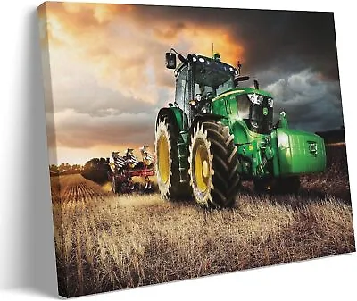 John Deere Farm Tractor Chickens Poster Canvas Art Painting Decor Wall Posters • $39.90