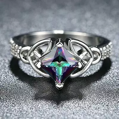 Celtic Knot Ring Dragon Claddagh Band Rings For Women Men Wedding Viking Jewelry • $1.65