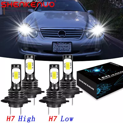 For Mercedes-Benz C230 2002-2007 4PCS 6000K LED Headlight High & Low Combo Bulbs • $25.69