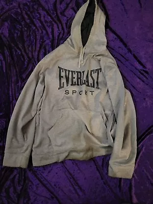 EVERLAST SPORT  HOODIE Size MEN'S 2X - 2XL 2X-LARGE GRAY SWEATSHIRT With HOOD !! • $25.95