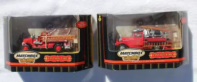 Matchbox 2000 Collectibles- Vintage Fire - 1920 Mack & 1932 Ford AA Fire Engines • $4.93
