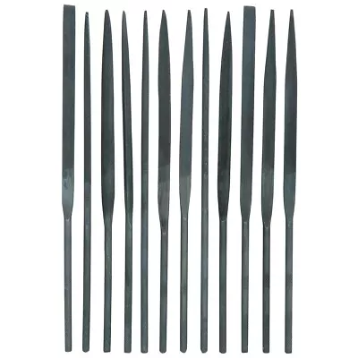 12PC Precision Needle File Set Swiss Pattern Cut Jeweler Hobby Artist • $8.49