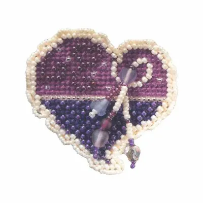 Treasured Heart Bead Valentine's Day Kit Mill Hill 2006 Spring Bouquet • $8.99