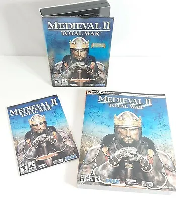 Sega 2006 Medieval II: Total War Gold Edition With Manuals 2 Disc W/strategy Bk • $9