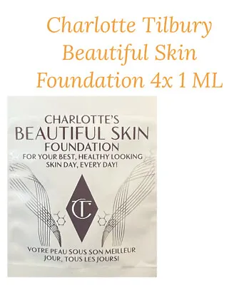 Charlotte Tilbury Beautiful Skin Foundation Samples (4 X 1ml) Shade 5 Neutral • £4.50