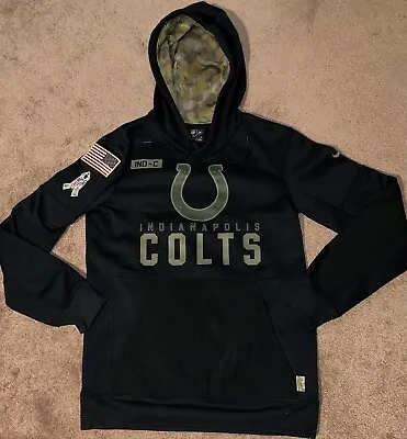AUTHENTIC Nike Indianapolis Colts Men's NFL Salute To Service Hoodie - Black • $66.66