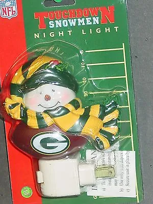 NFL Green Bay Packers Night Light New (TOUCHDOWN SNOWMEN) • $7.99