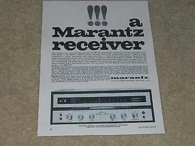 Marantz Model 18 Receiver Ad 1968 1 Page Specs Article Info • $9.99