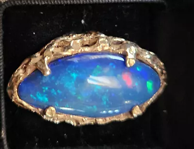 Unique Custom Designed Man's Ring With Spectacular Opal • $6000