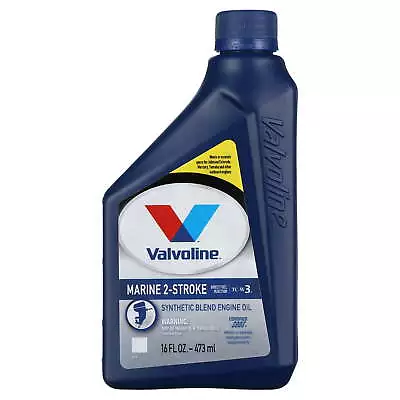 Valvoline 2-Stroke TC-W3 Certified Outboard Marine Motor Oil 16 Fluid Ounce • $15.97