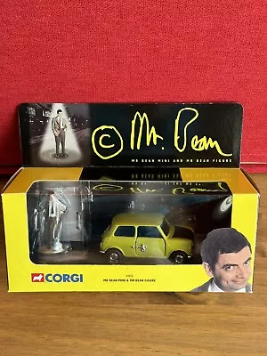 Corgi 04438 1:36 Diecast  Mr. Bean Mini & Mr. Bean Figure. 2000. New Rare MINT • $119