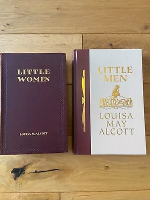 Louisa May Alcott - Little Women And Little Men Hard Cover Book Bundle • £11.99