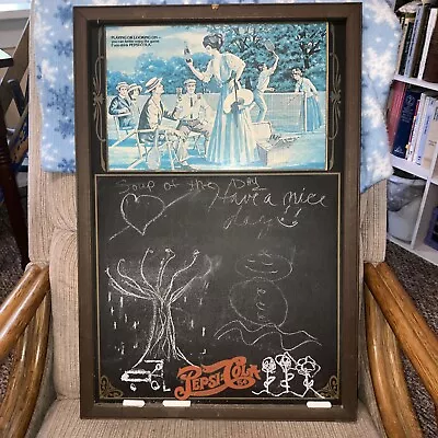 Vintage Pepsi Chalk Board 1981  26”x17” From 1981 • $50