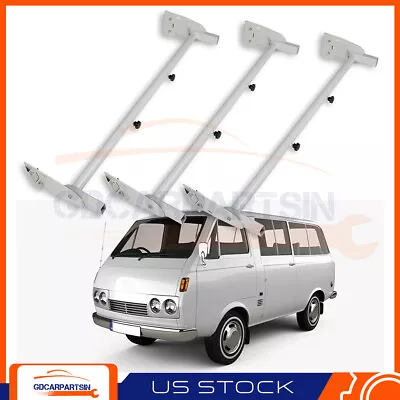 50 Adjustable Universal 3-Bar Top Roof Van Ladder Rack Cargo Carrier Removable • $106.84